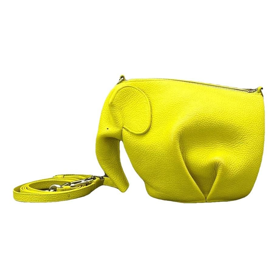 Animals leather handbag