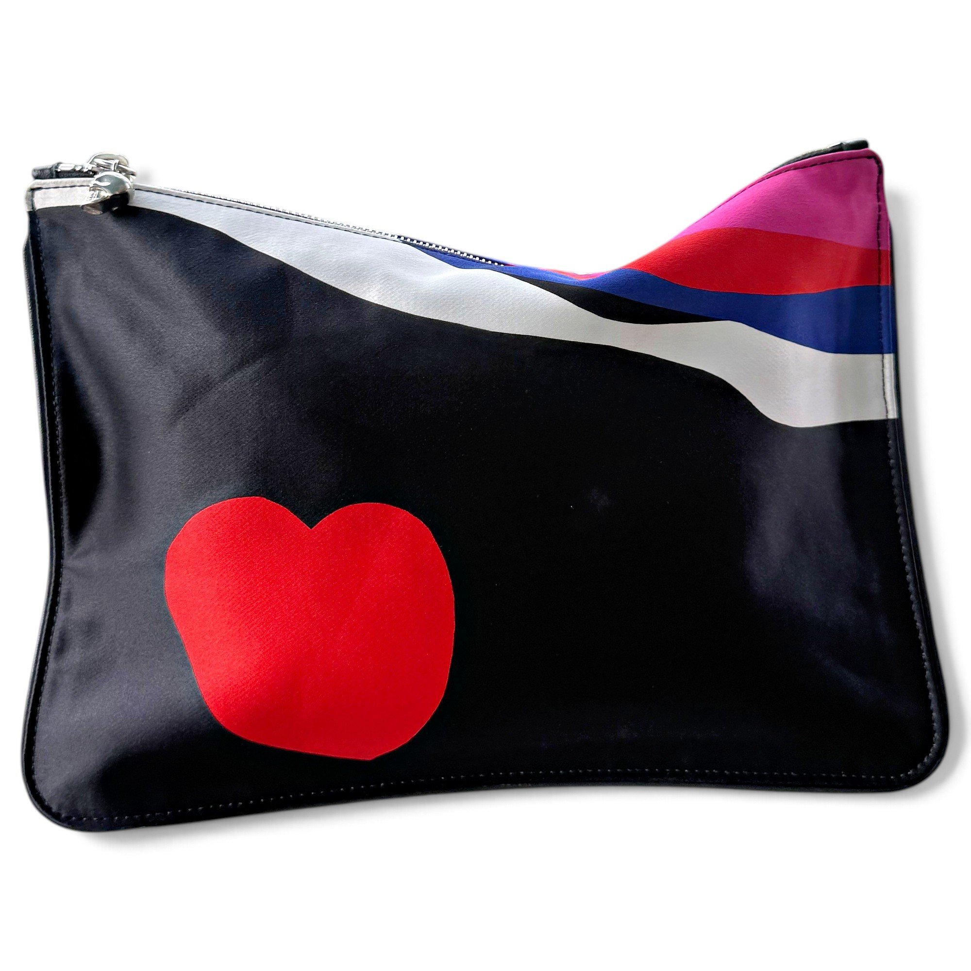 Manta silk clutch bag