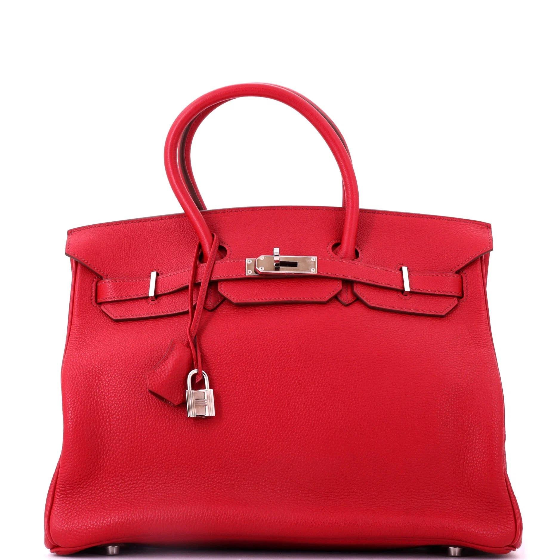 Birkin 35 leather tote