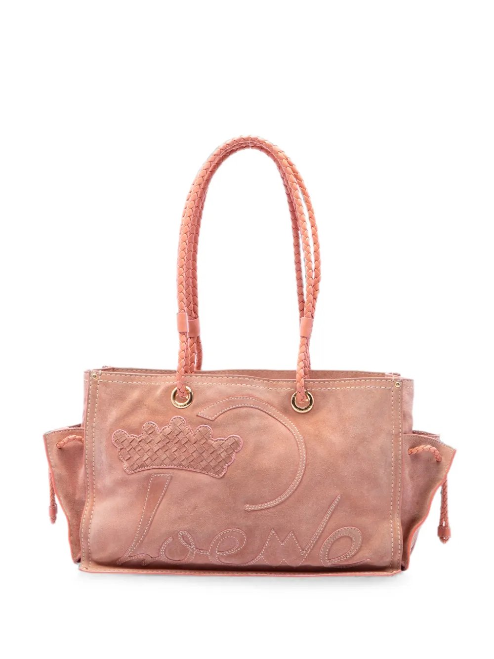2006 Suede Crown Logo Shopper tote bag