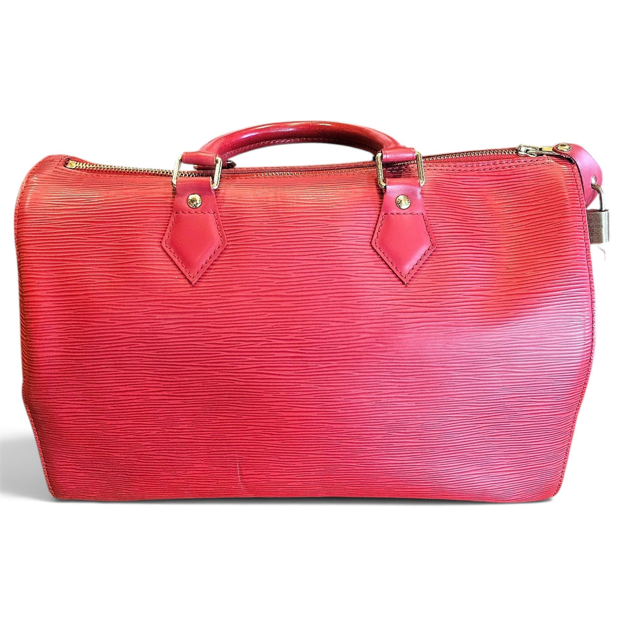 Speedy leather handbag