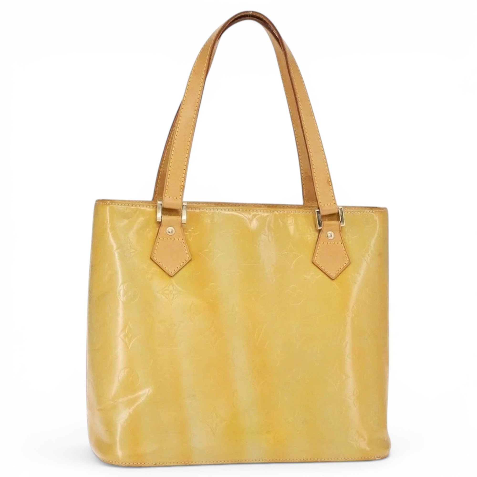Patent leather handbag