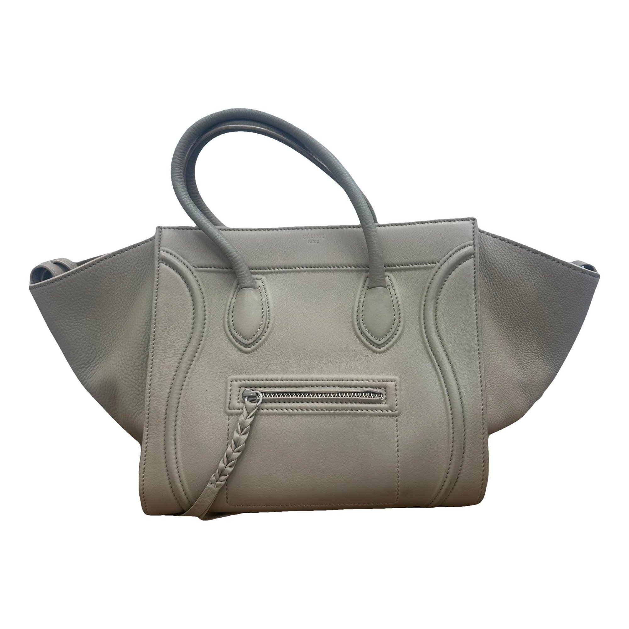 Luggage leather handbag