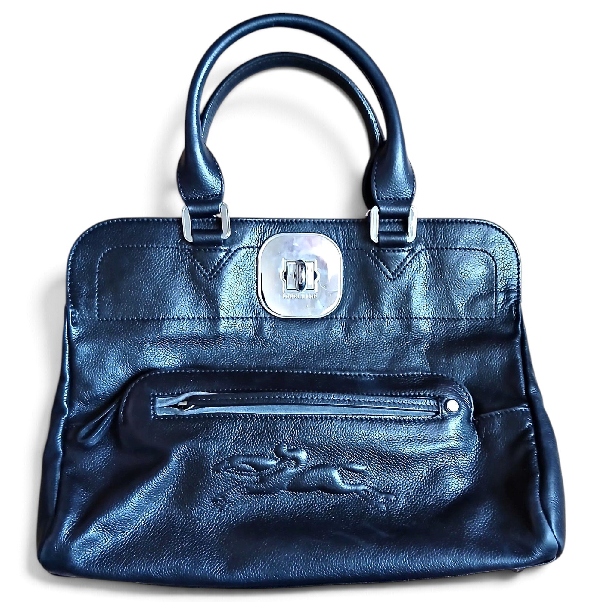Leather handbag