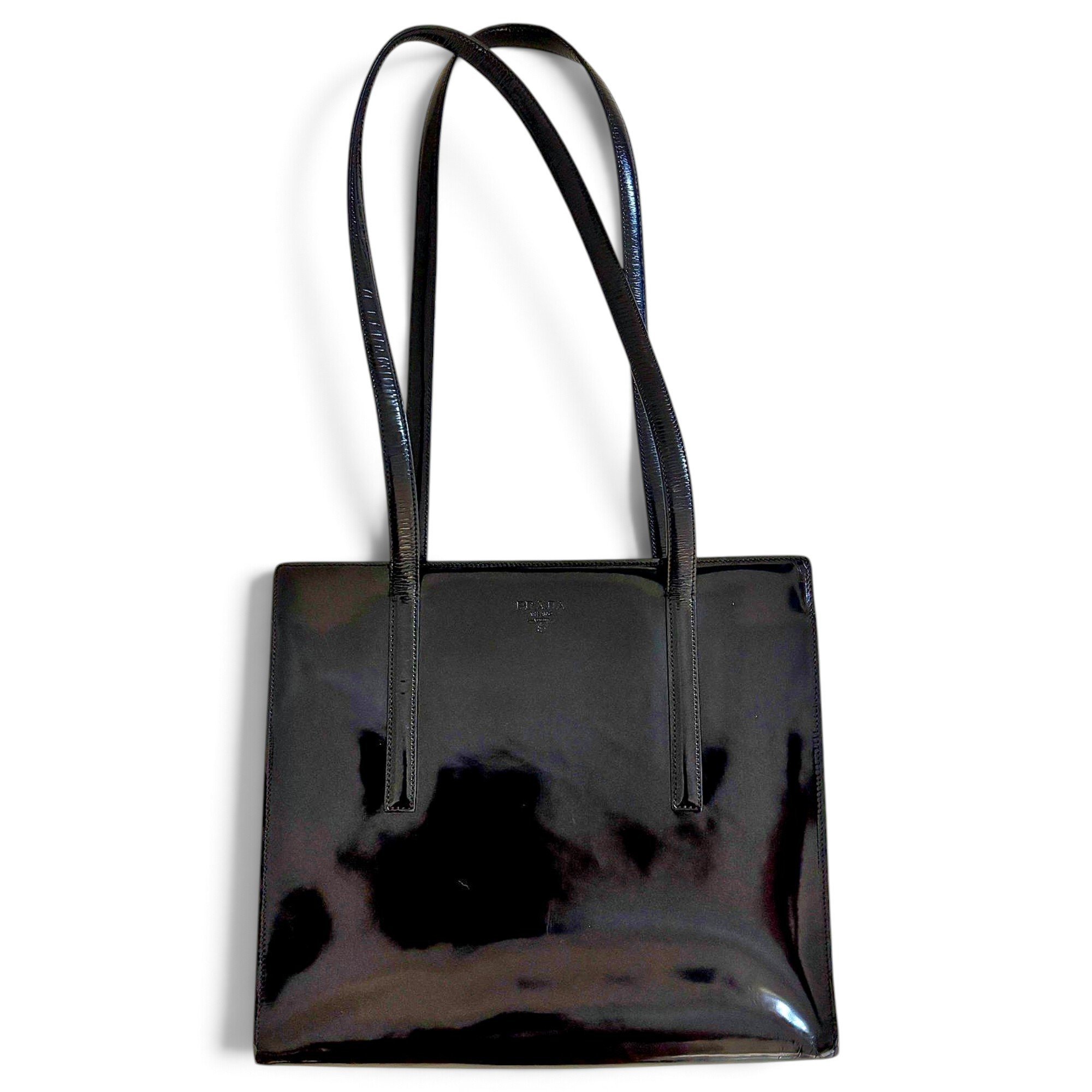 Re-Edition 1995 patent leather handbag