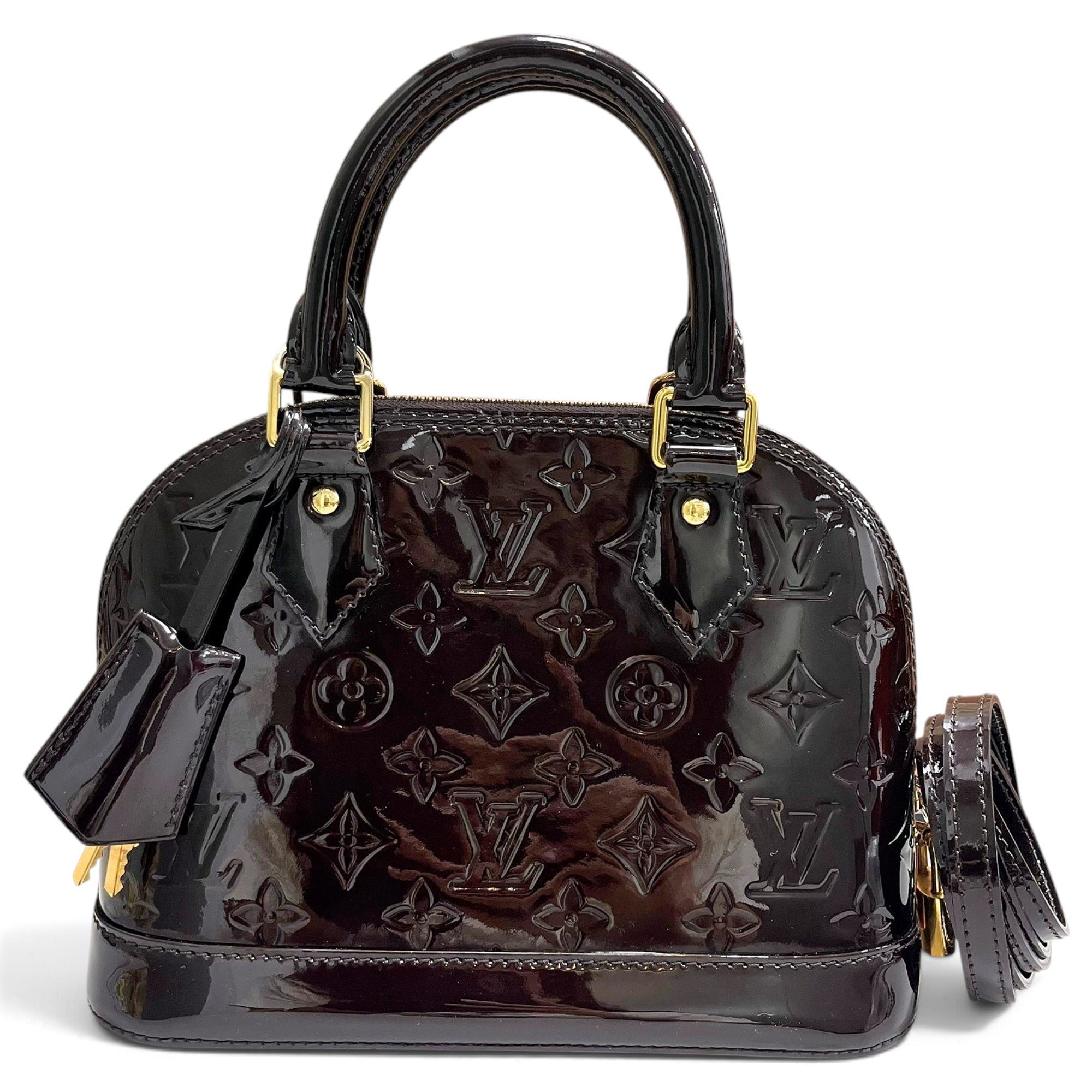 Alma BB patent leather handbag