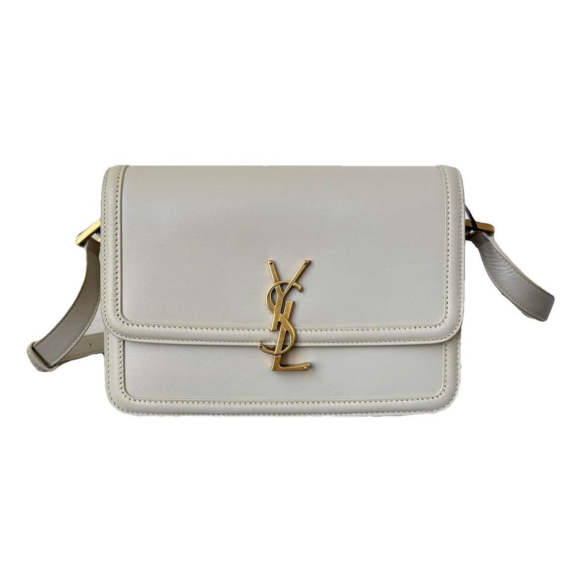 Solférino leather handbag