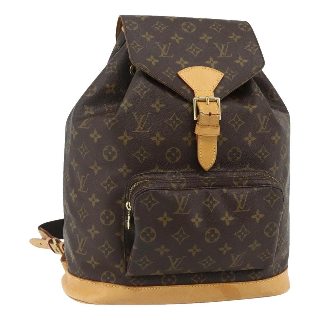 Montsouris leather backpack