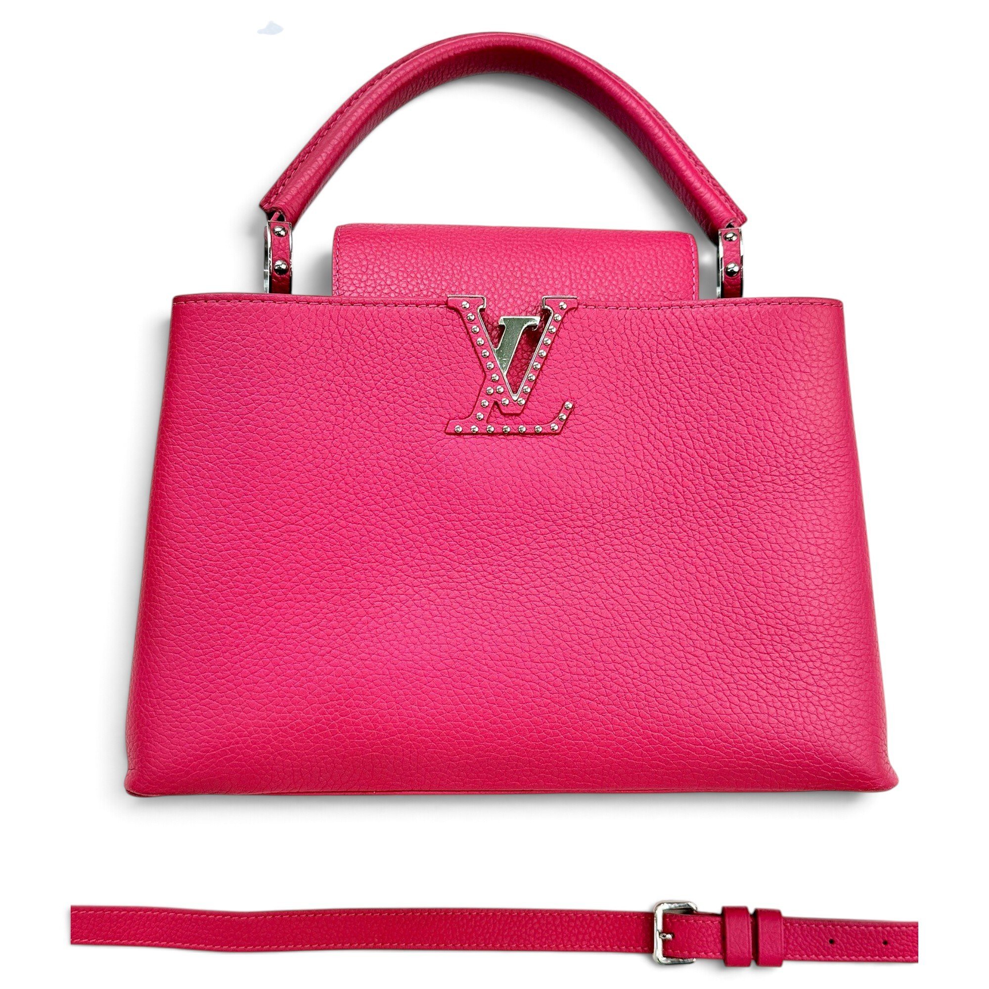 Capucines leather handbag