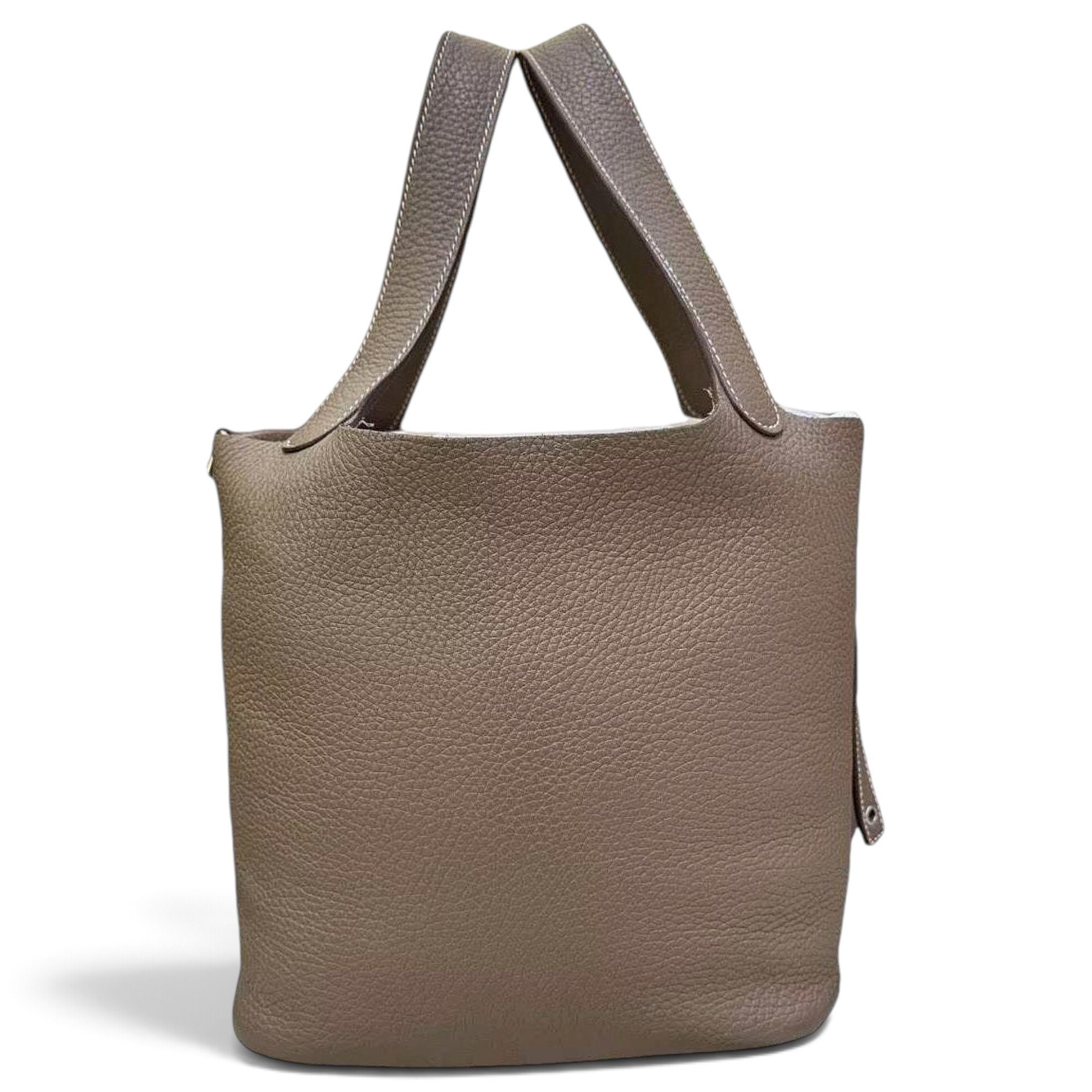 Picotin leather handbag