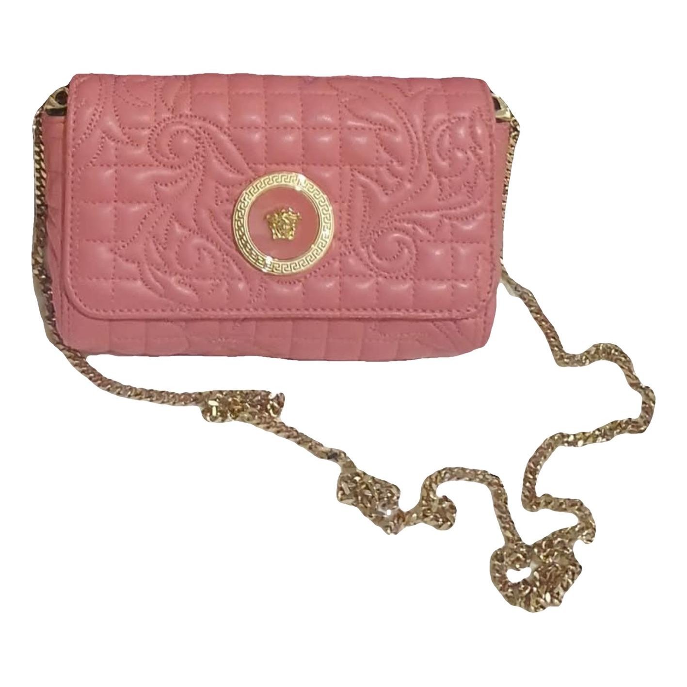 Versace La Medusa leather handbag