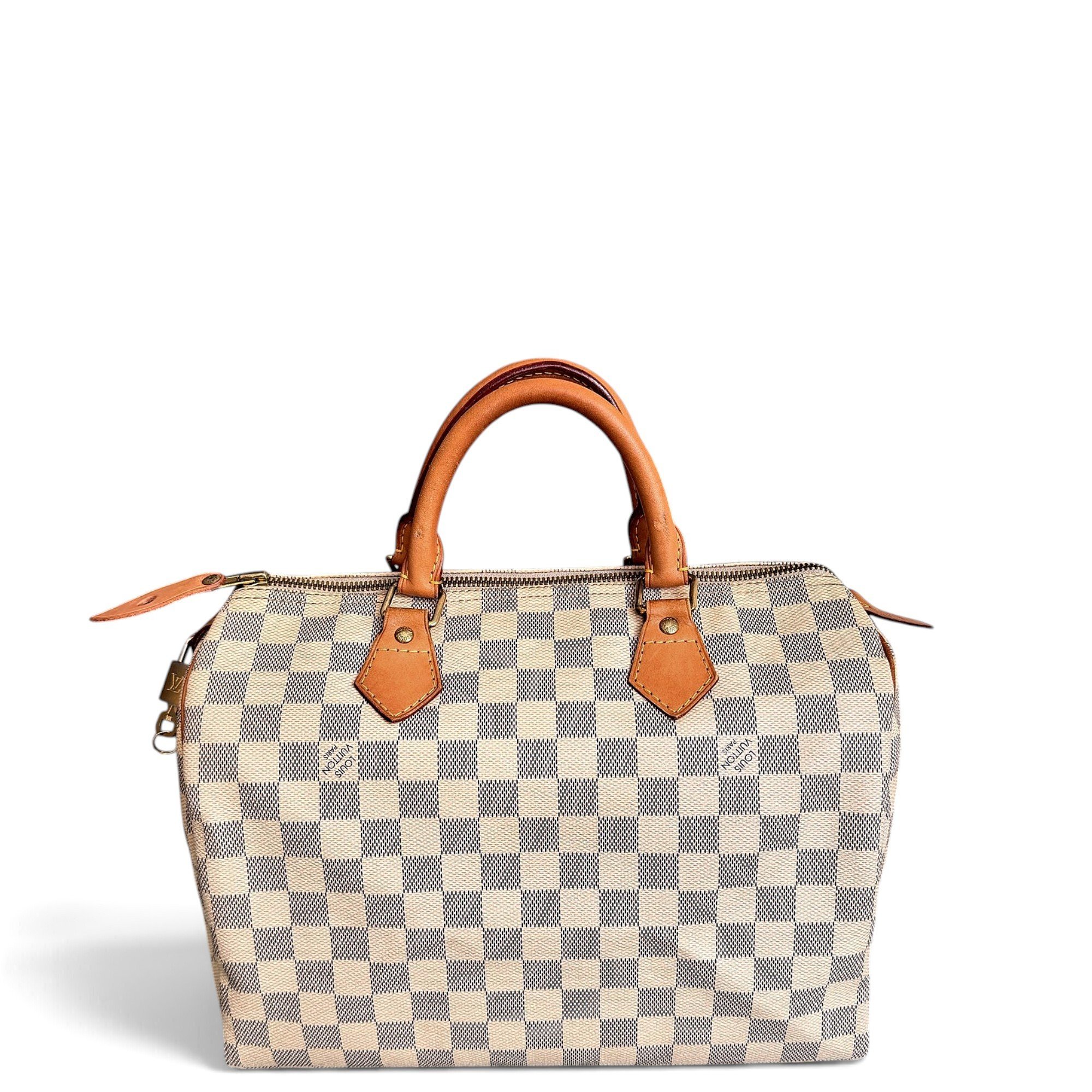 Speedy leather handbag
