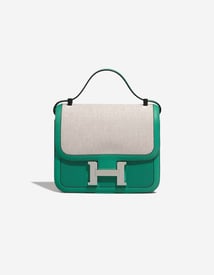 Hermes 
		Constance 24 Swift / Toile Vert Jade    
