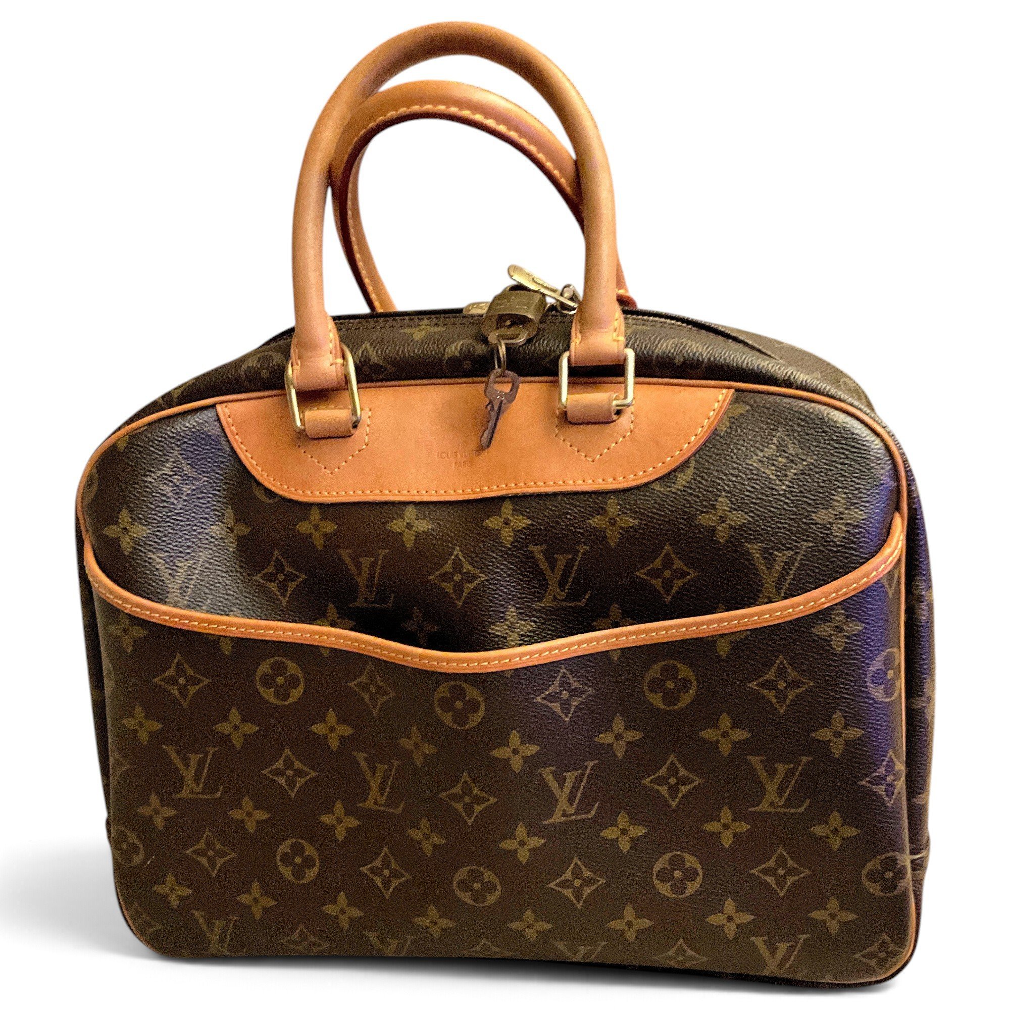 Deauville leather handbag