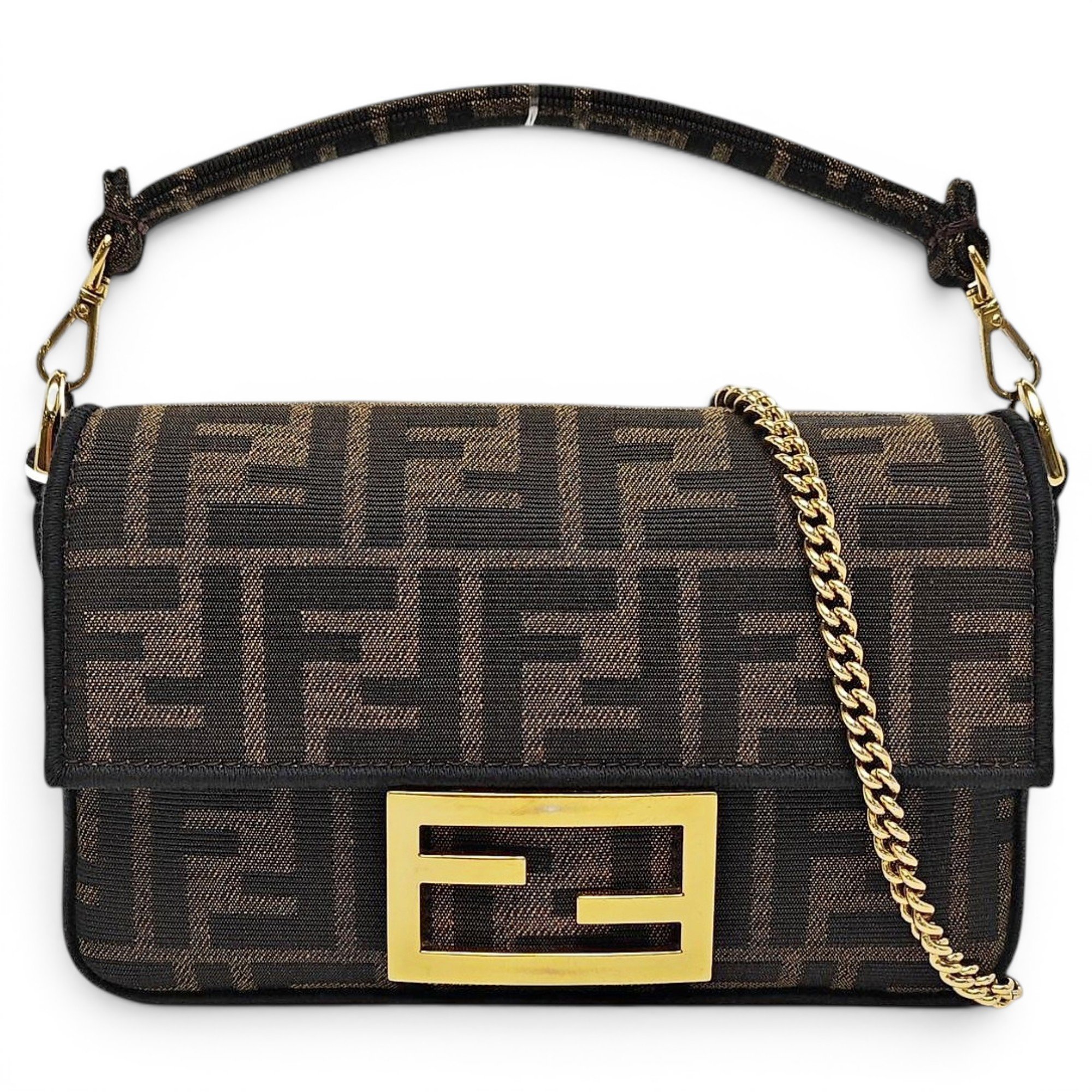 Baguette Chain Midi cloth handbag