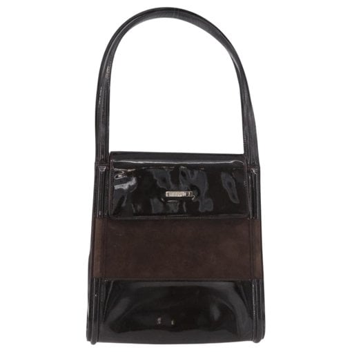 Patent leather handbag