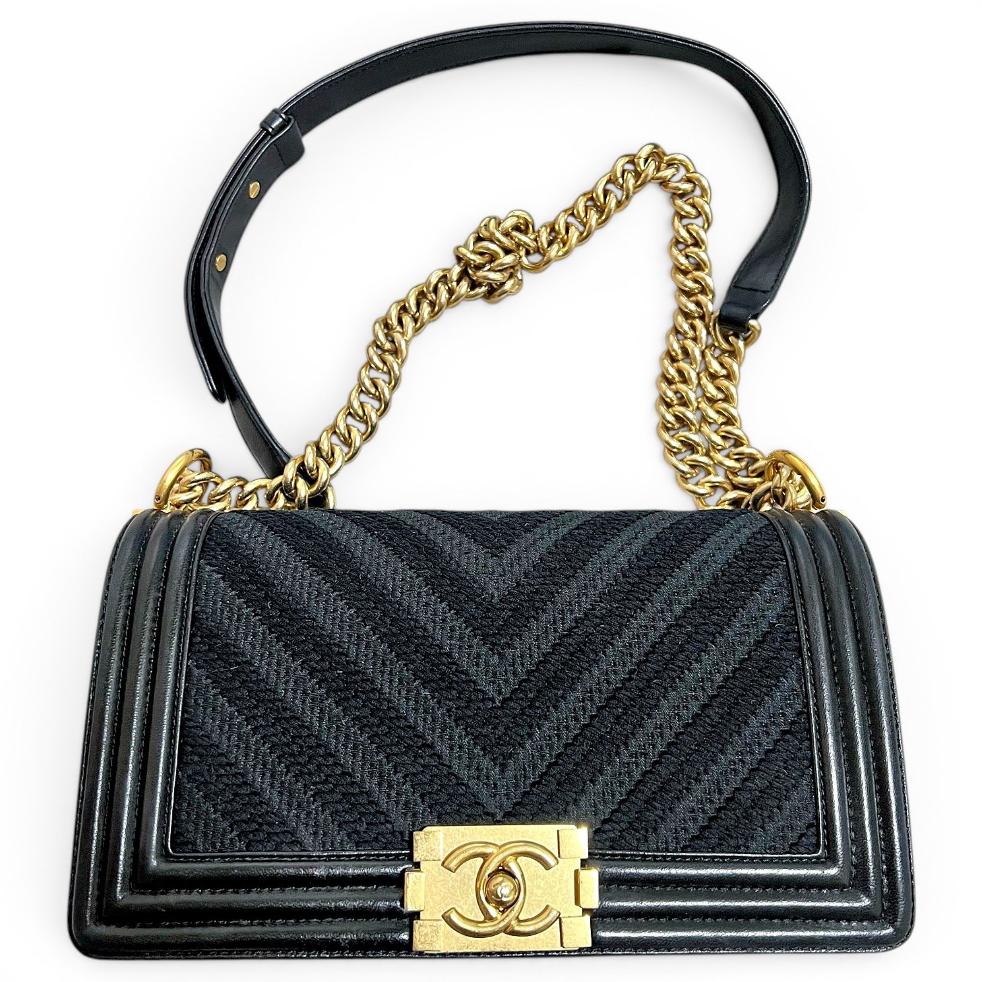 Boy tweed handbag