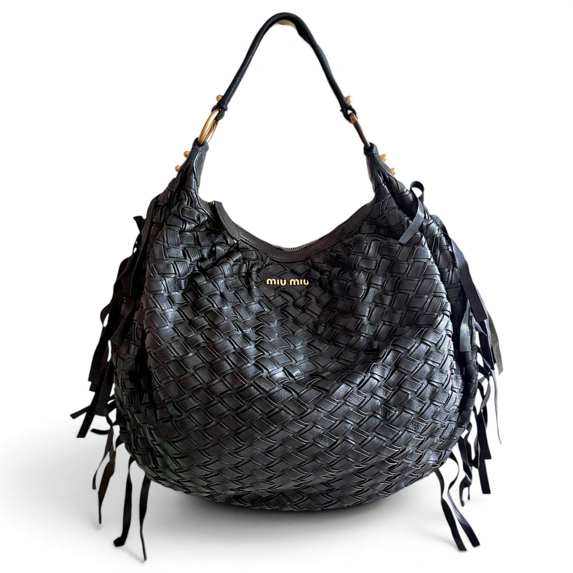 Leather handbag