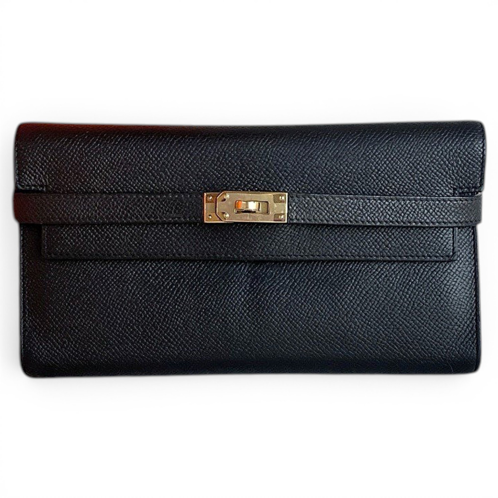 Kelly to go leather clutch bag