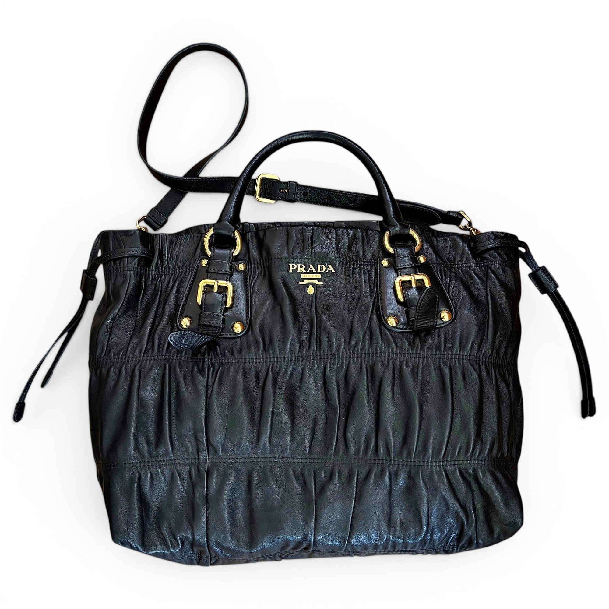 Leather handbag