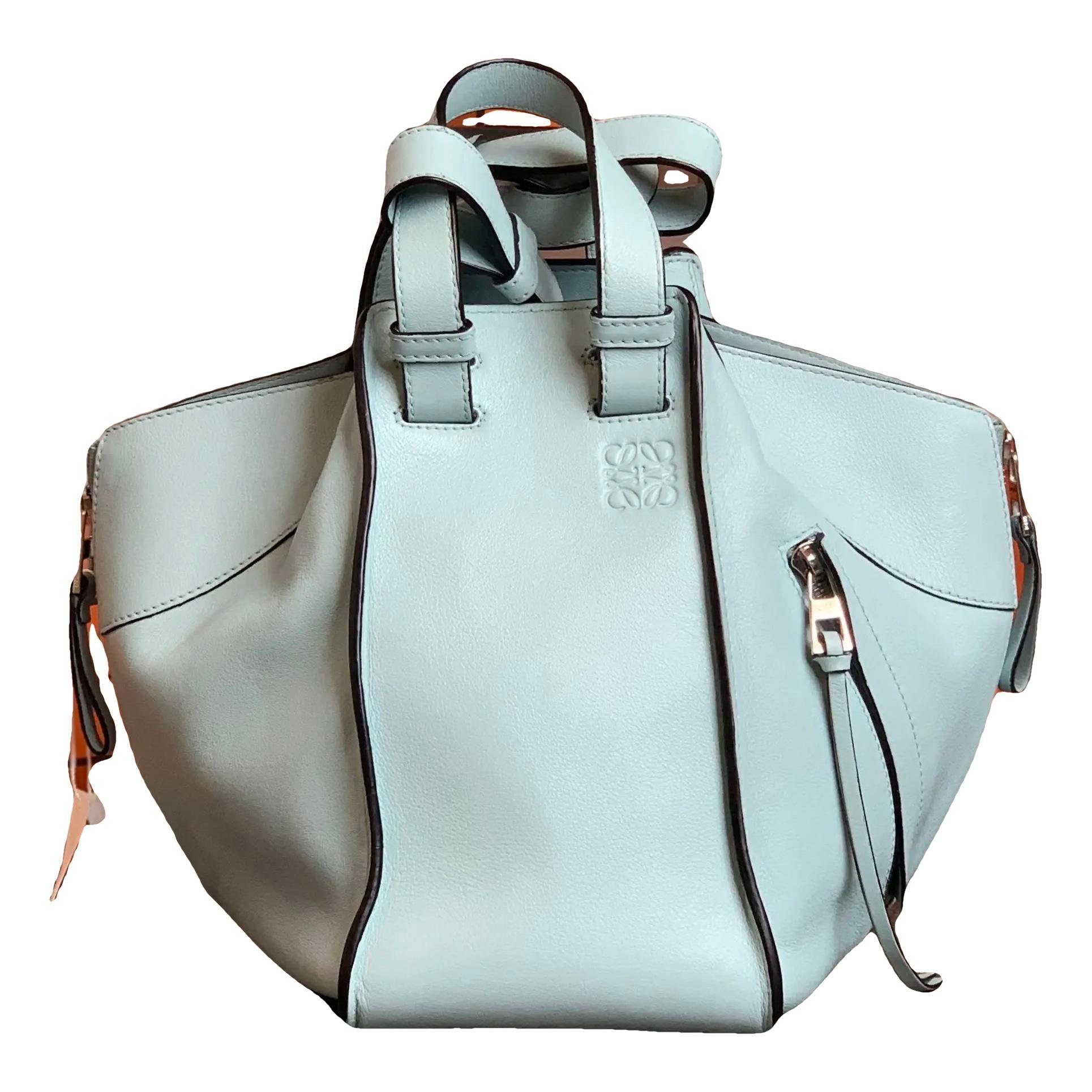Hammock leather handbag