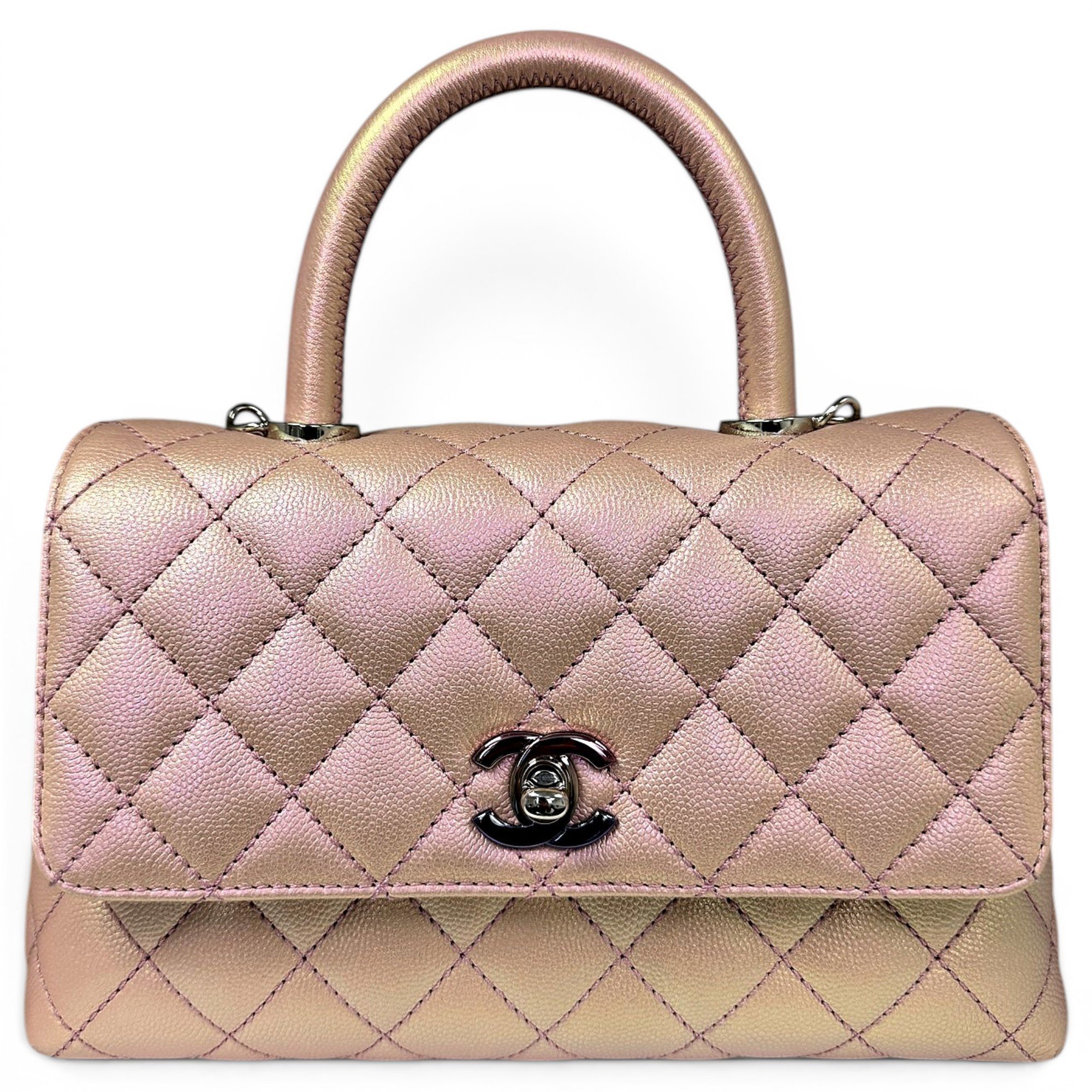 Coco Handle leather handbag