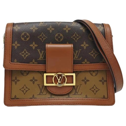 Dauphine leather crossbody bag