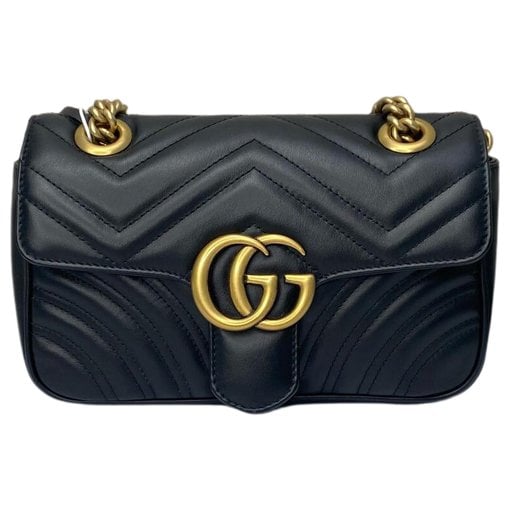 GG Marmont Flap leather handbag