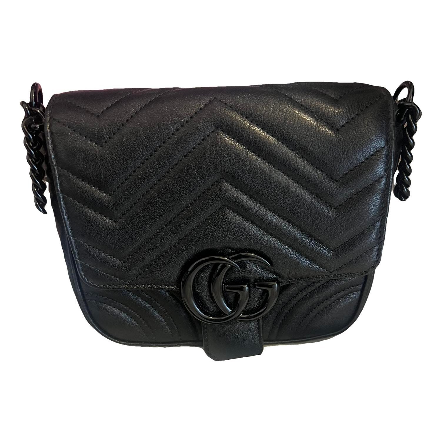 GG Marmont Flap leather handbag