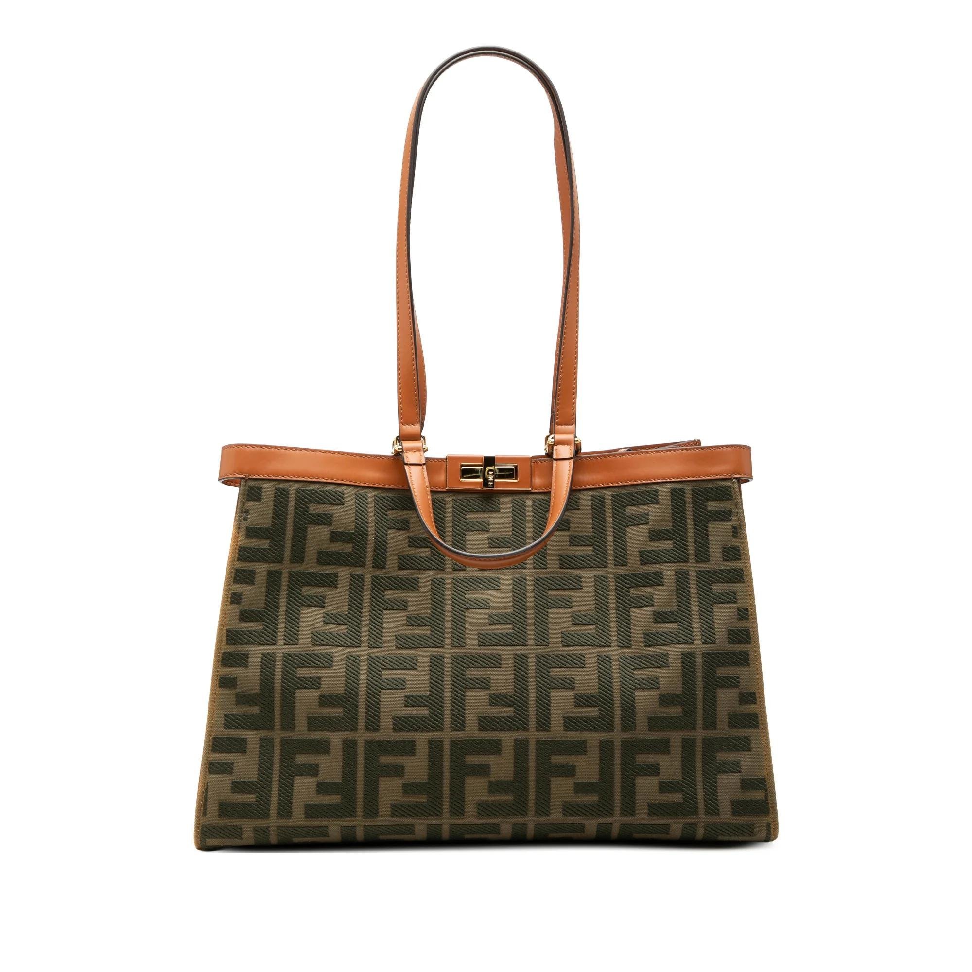 Peekaboo leather satchel