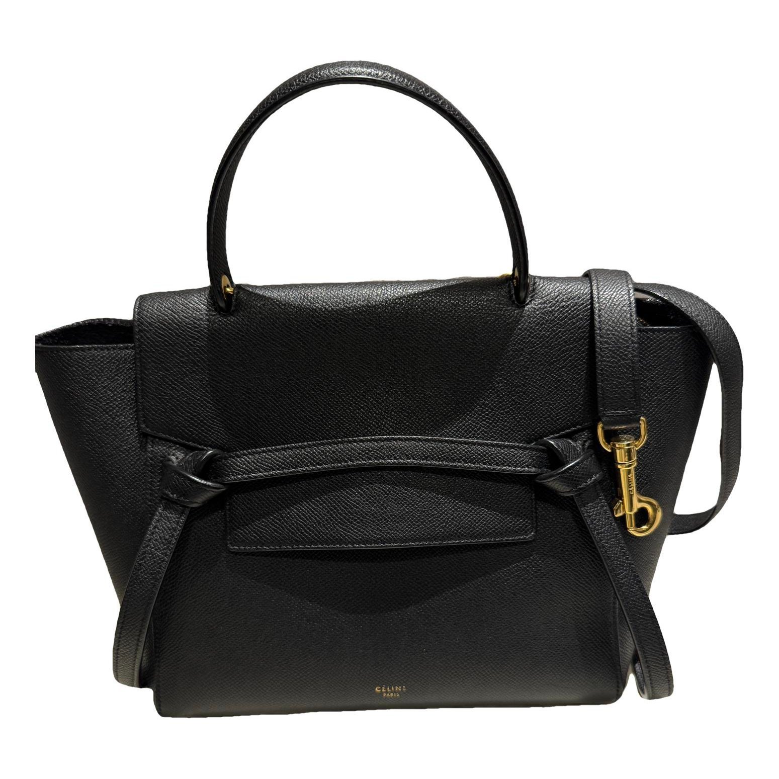 Belt leather handbag