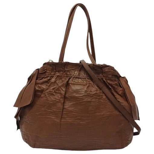 Leather handbag