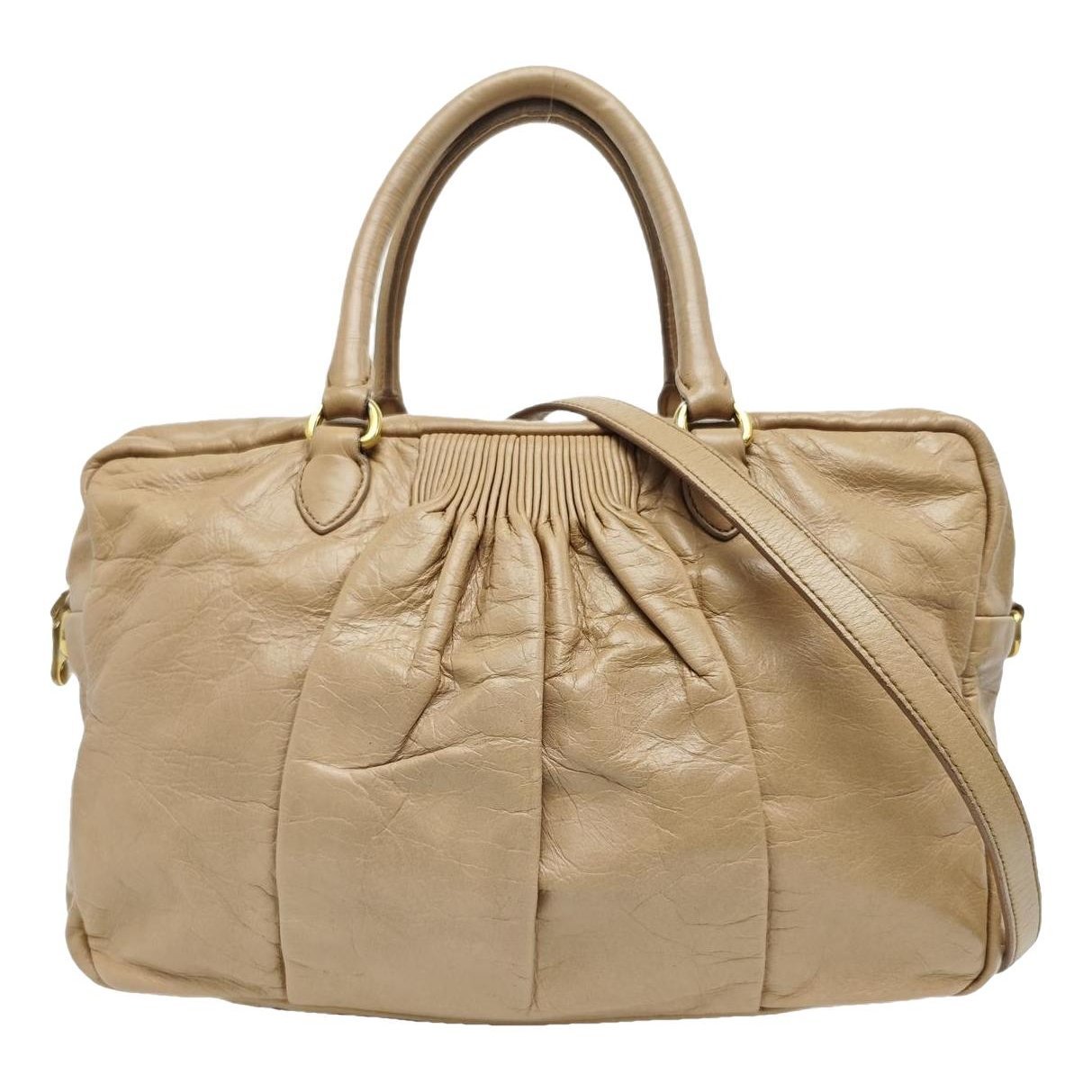 Leather handbag