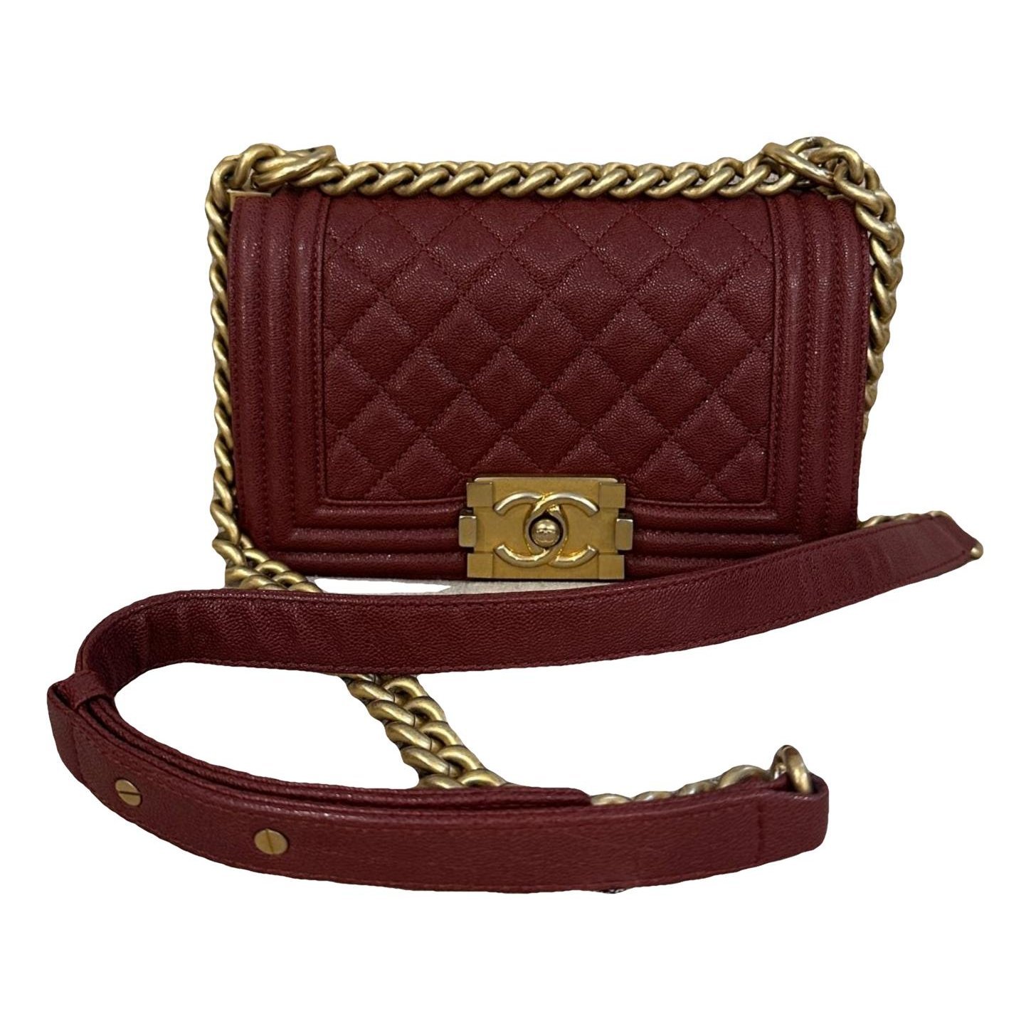 Boy leather crossbody bag