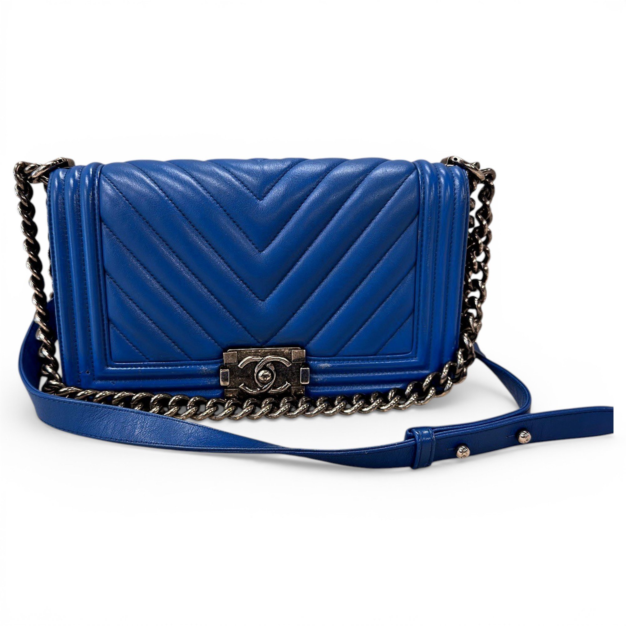 Boy leather crossbody bag
