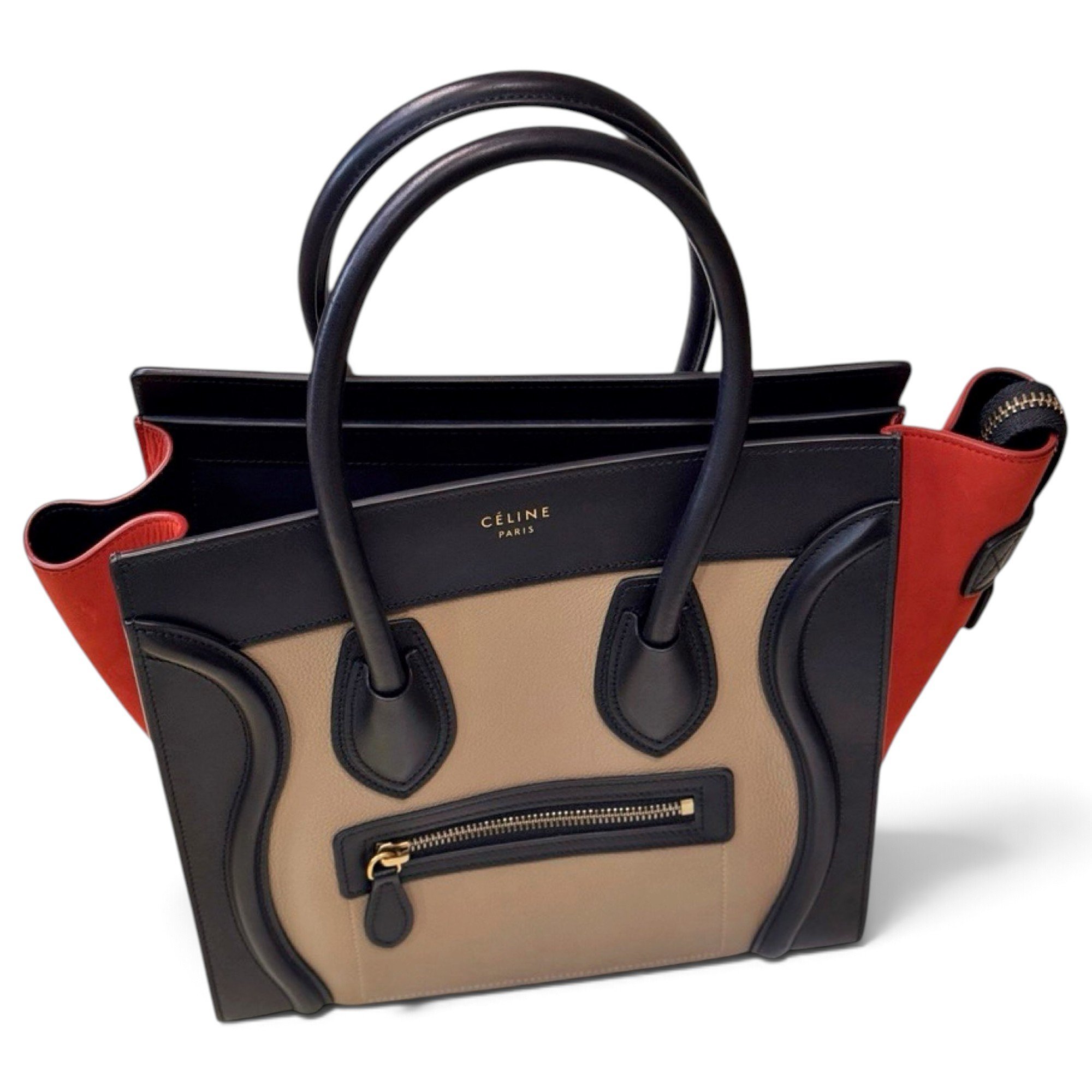 Luggage leather tote