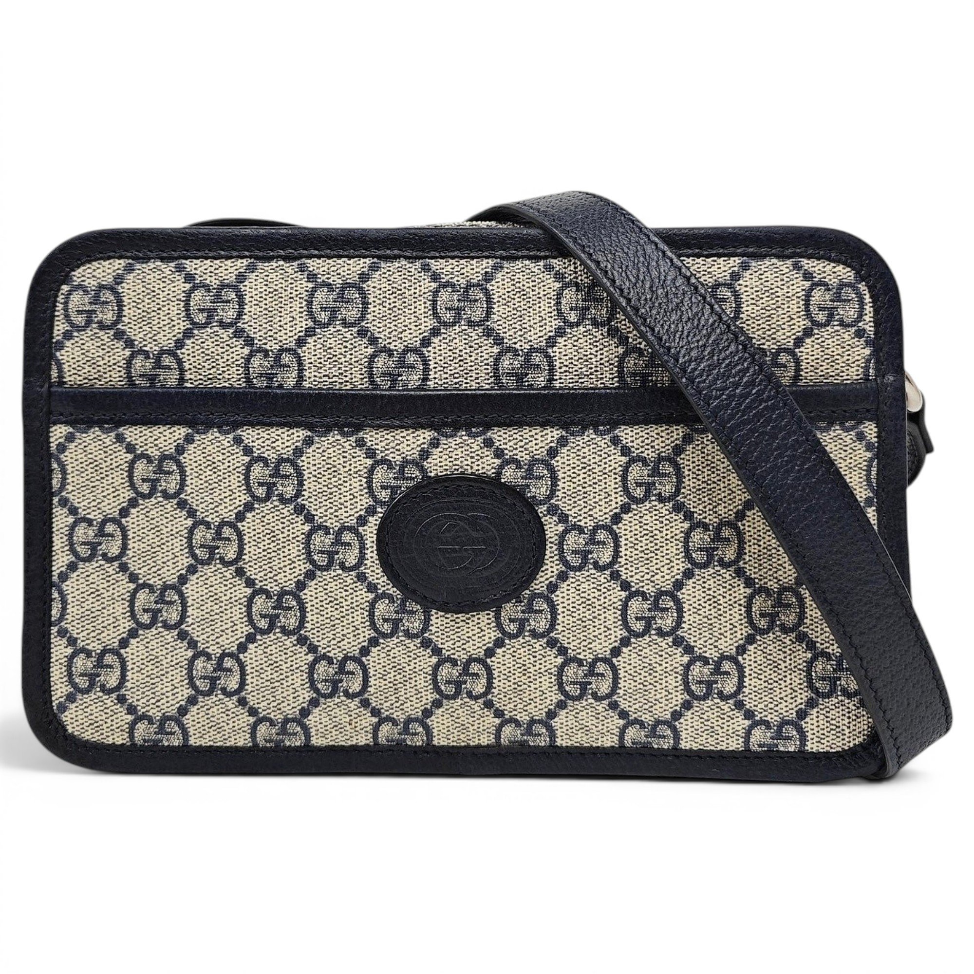 Ophidia GG Supreme leather handbag