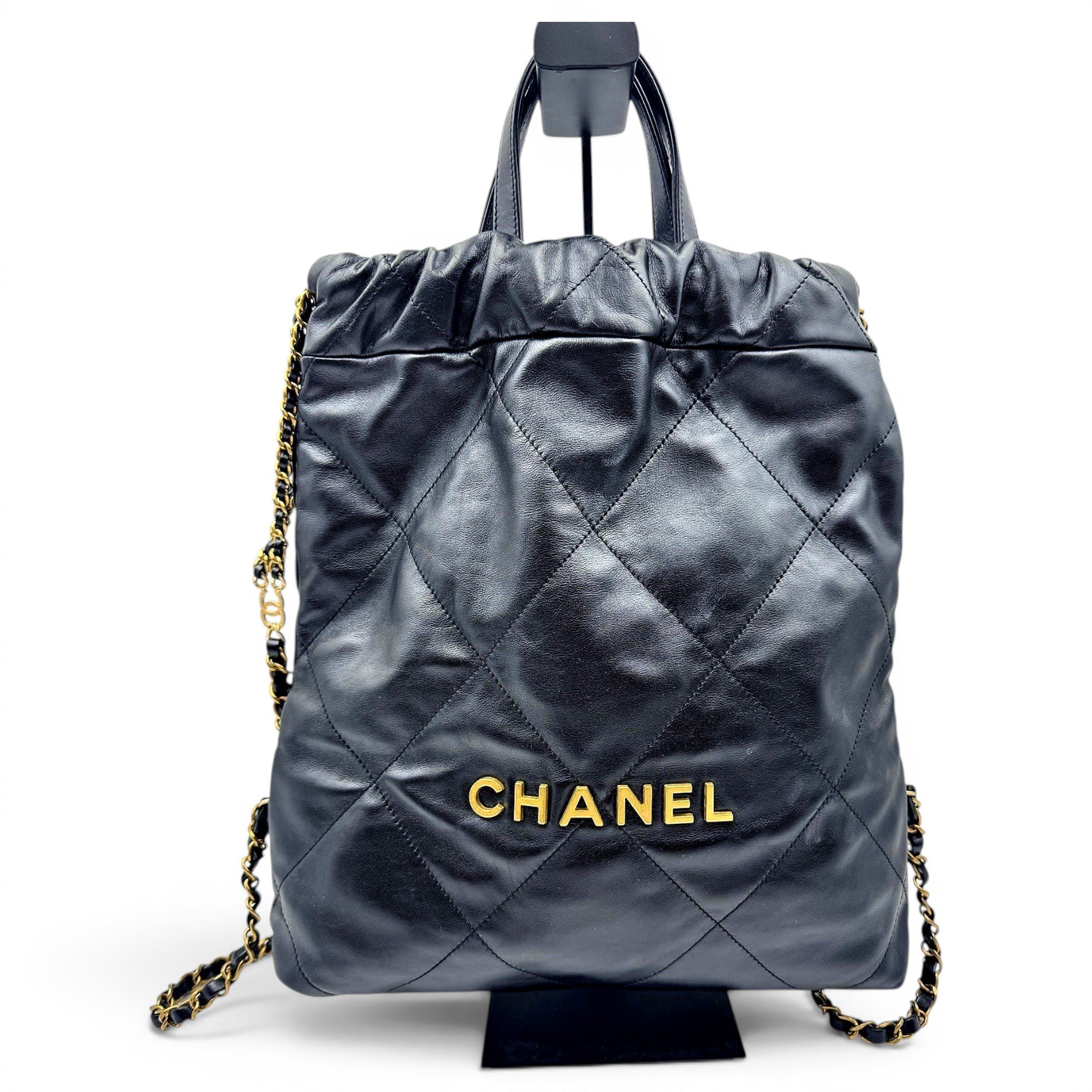 Chanel 22 leather backpack