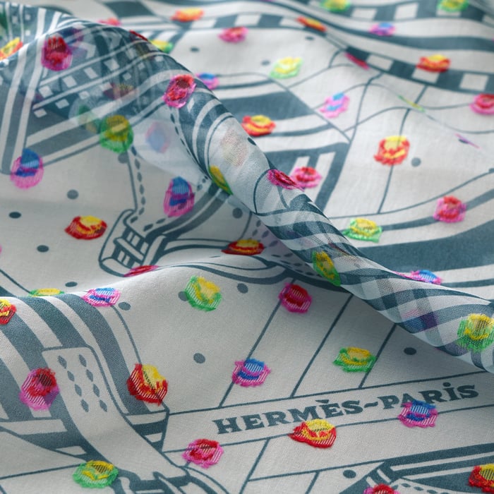 Sangles En Zig Zag Pois Rainbow Scarf 60