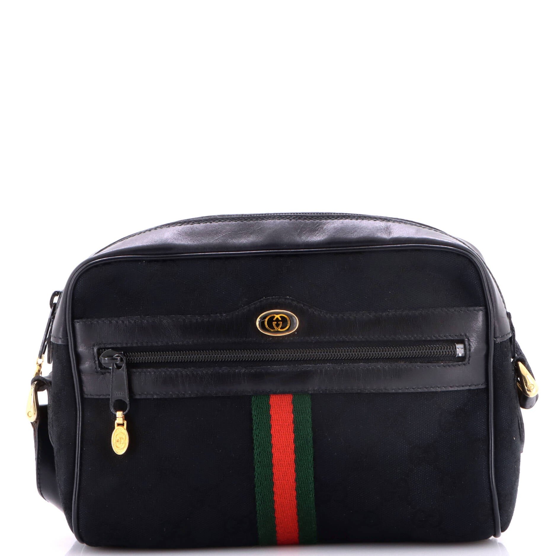 Gucci Vintage Ophidia Shoulder Bag GG Canvas Small