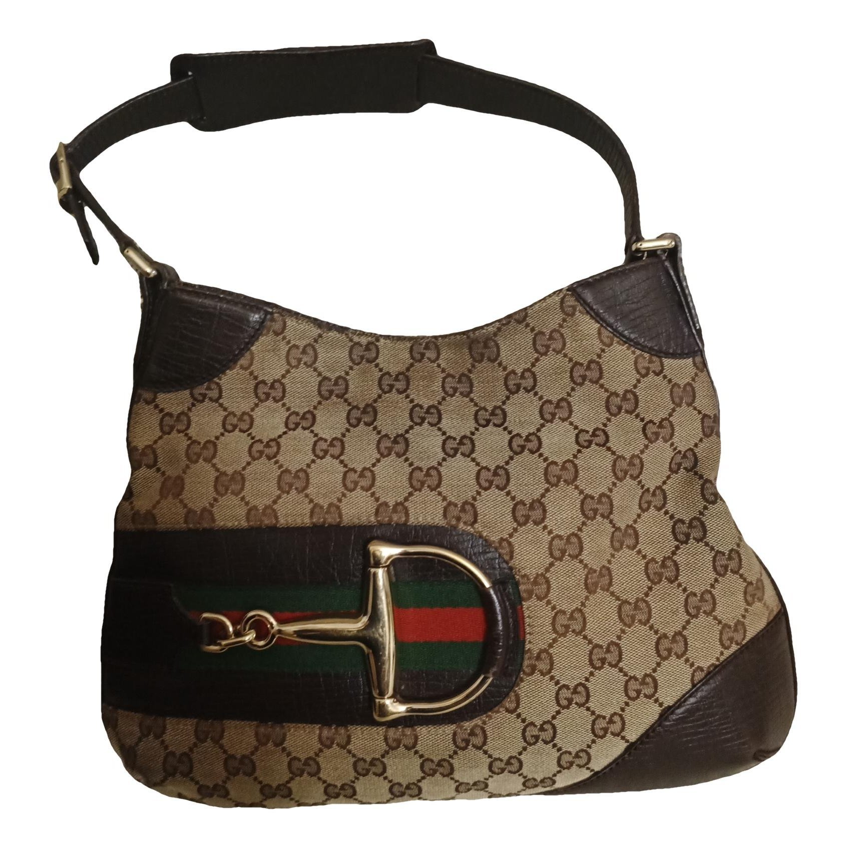 Horsebit 1955 Messenger leather handbag