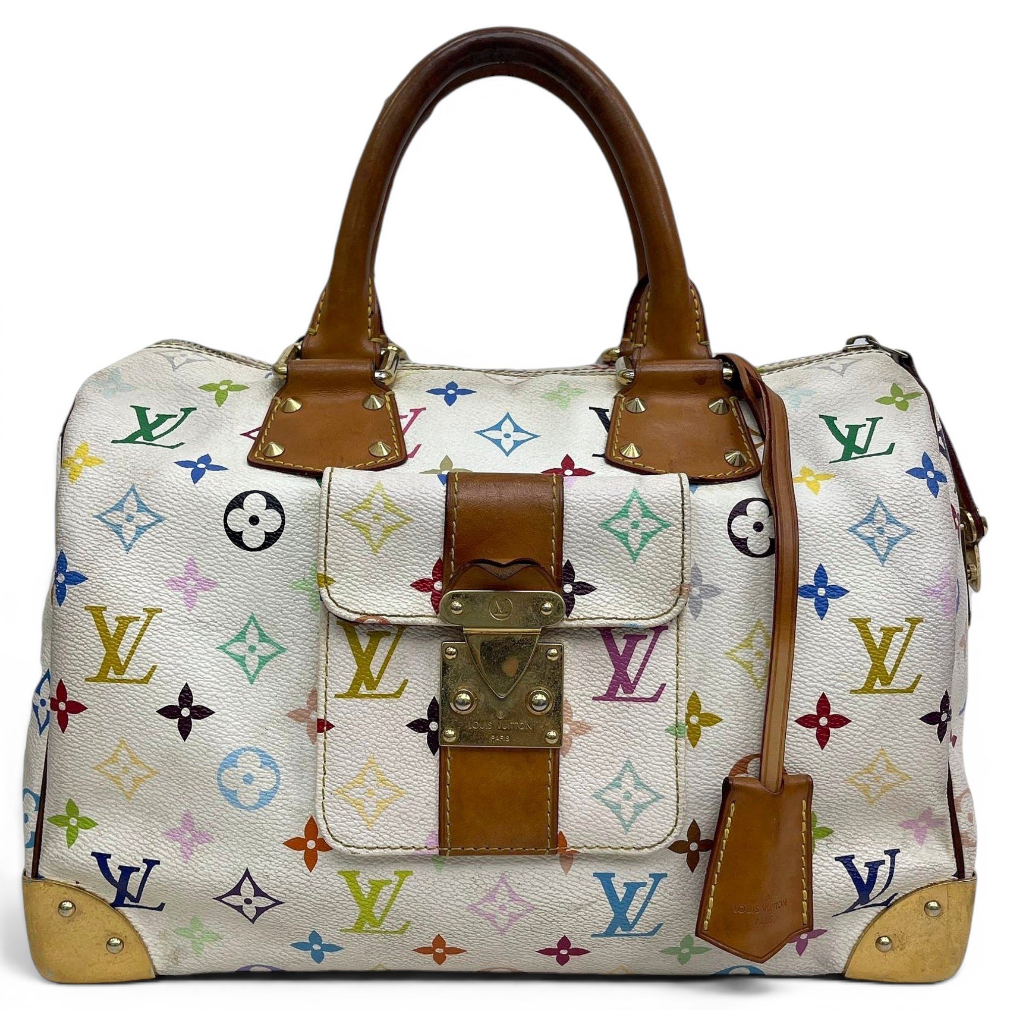 Speedy leather handbag