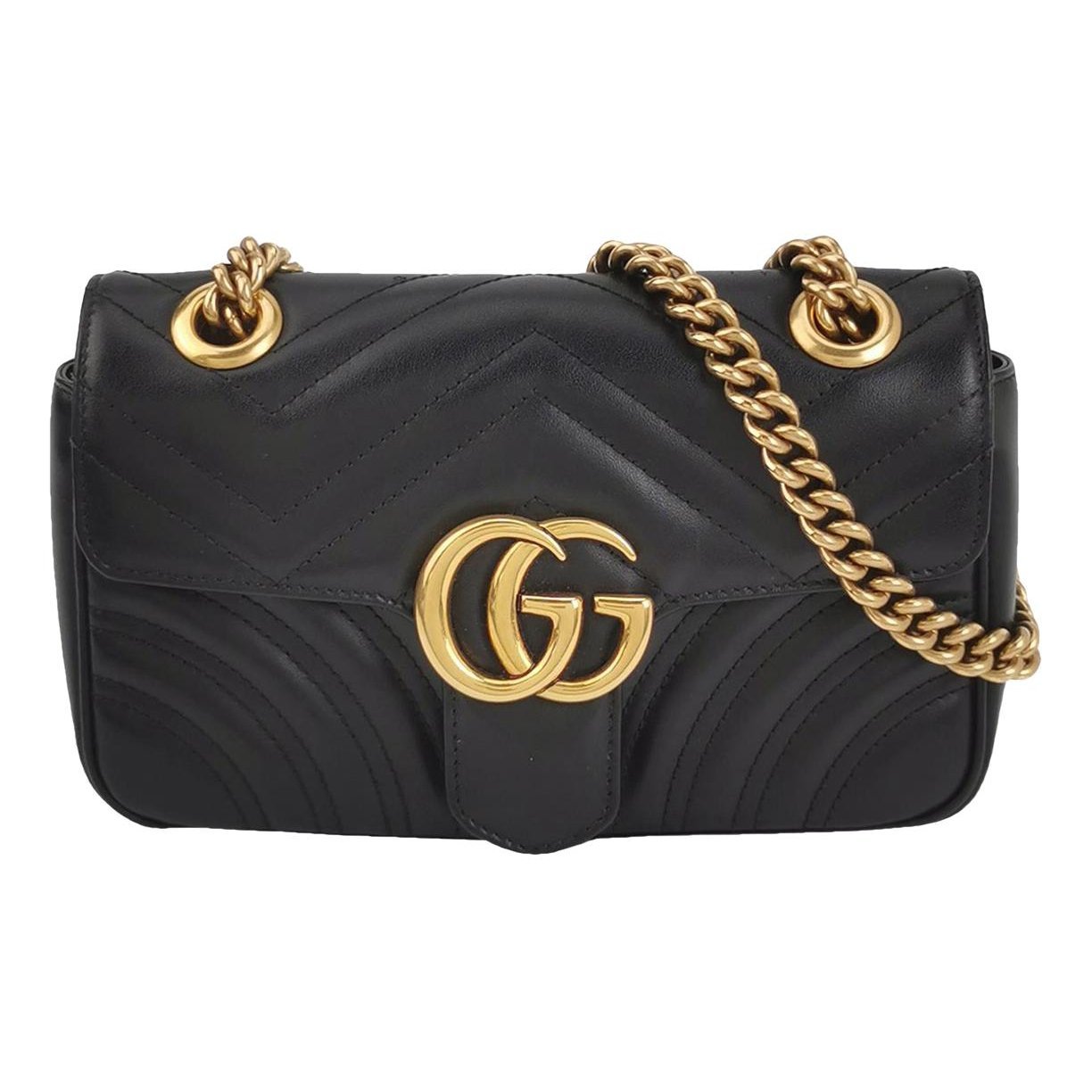 GG Marmont Flap leather handbag