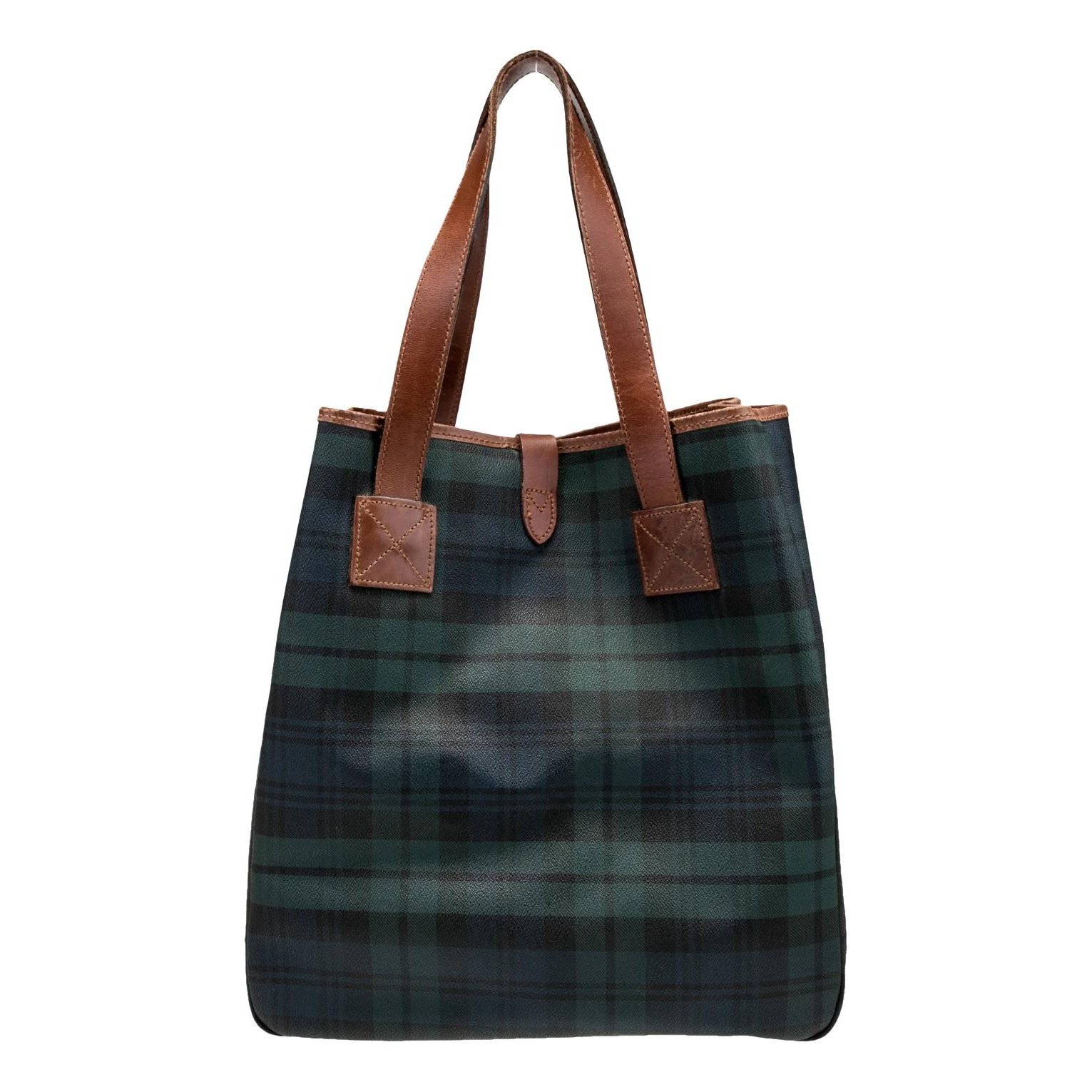 Patent leather tote