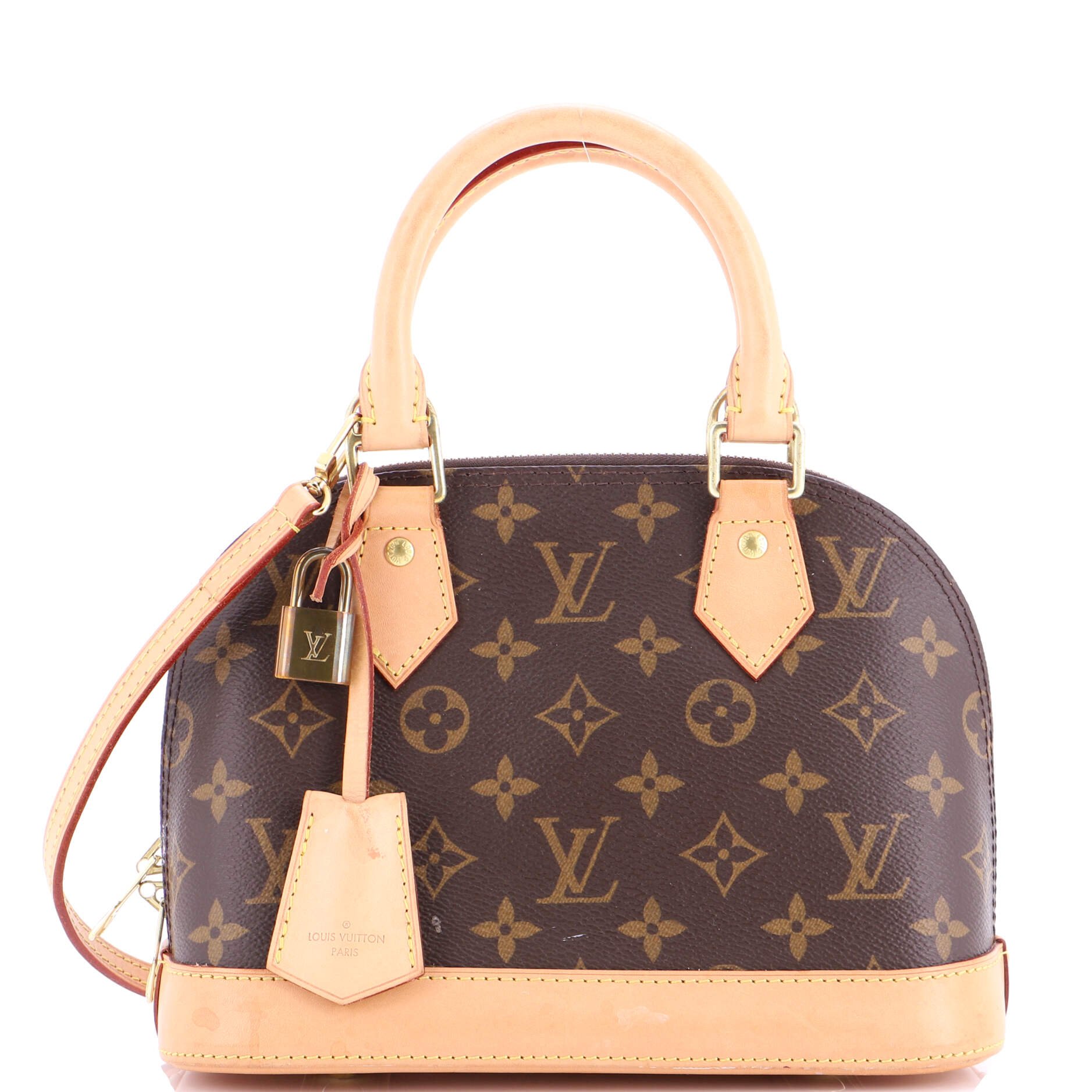 Louis Vuitton Alma Handbag Monogram Canvas BB