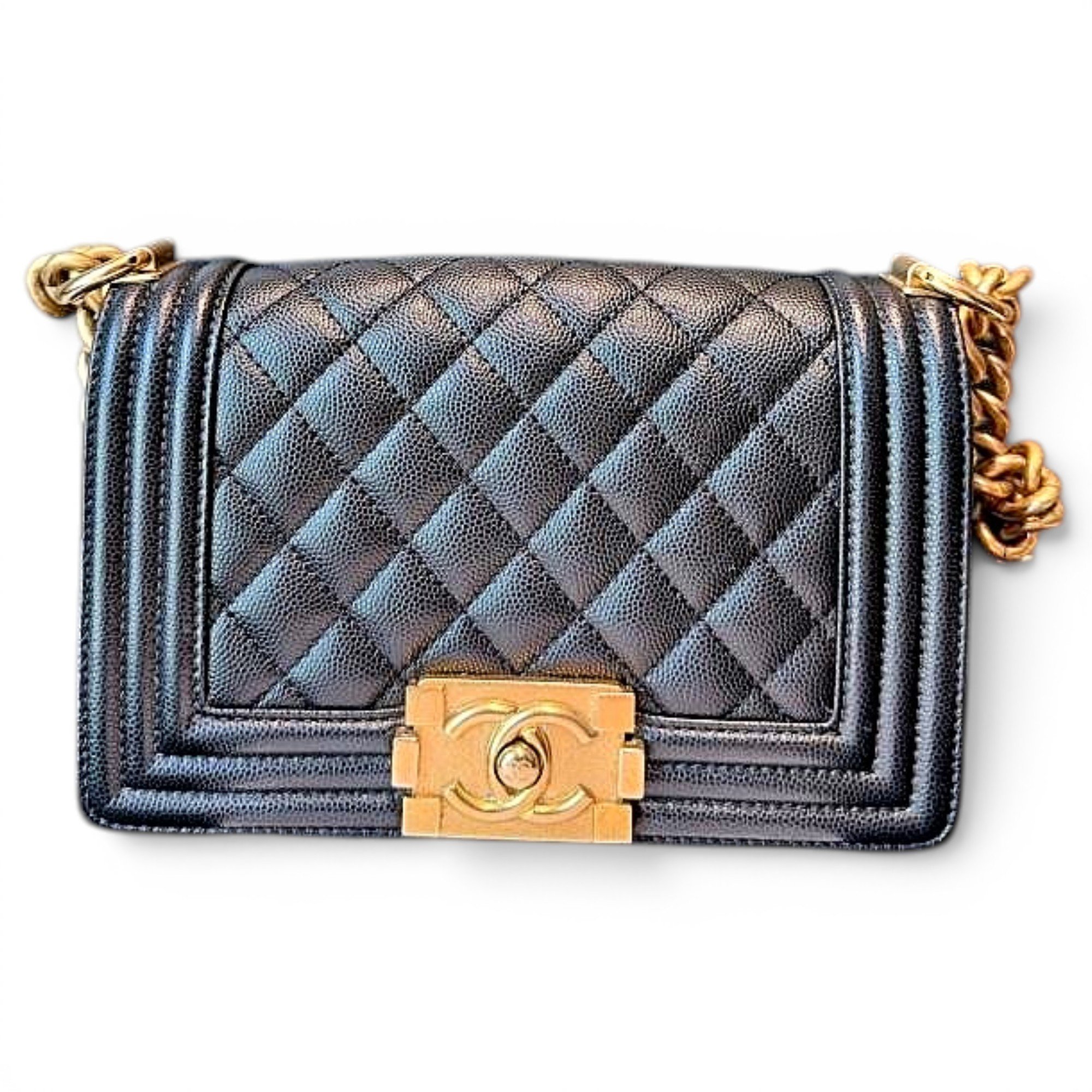 Boy leather crossbody bag
