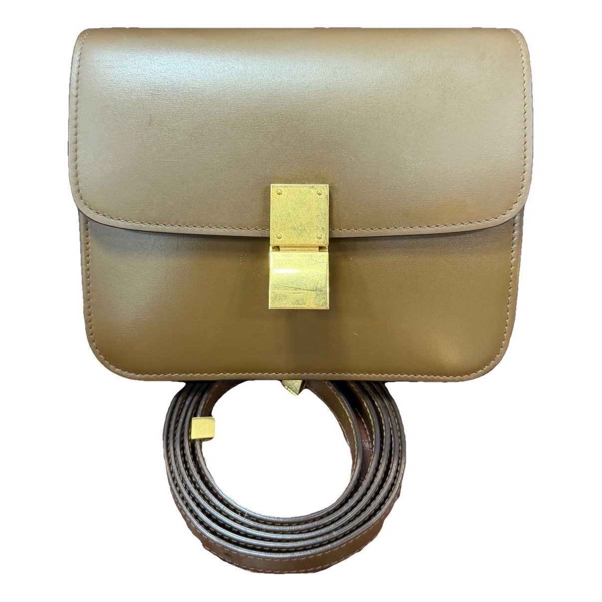 Classic leather crossbody bag