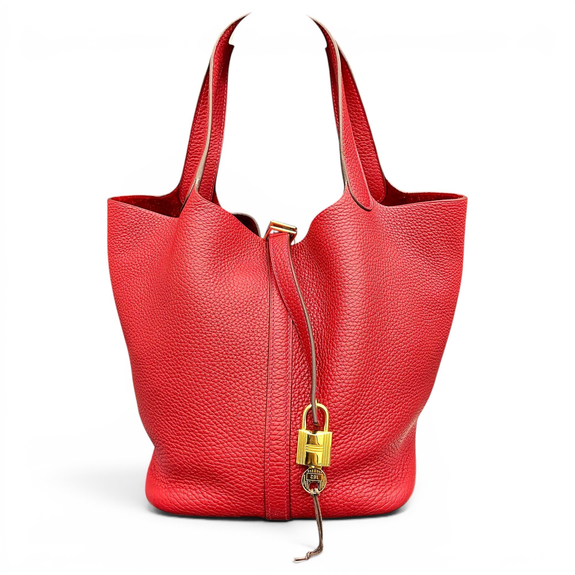 Picotin leather handbag