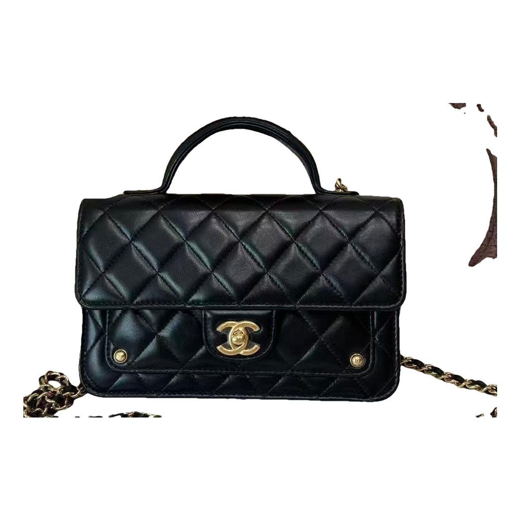 Timeless Classique Top Handle leather handbag