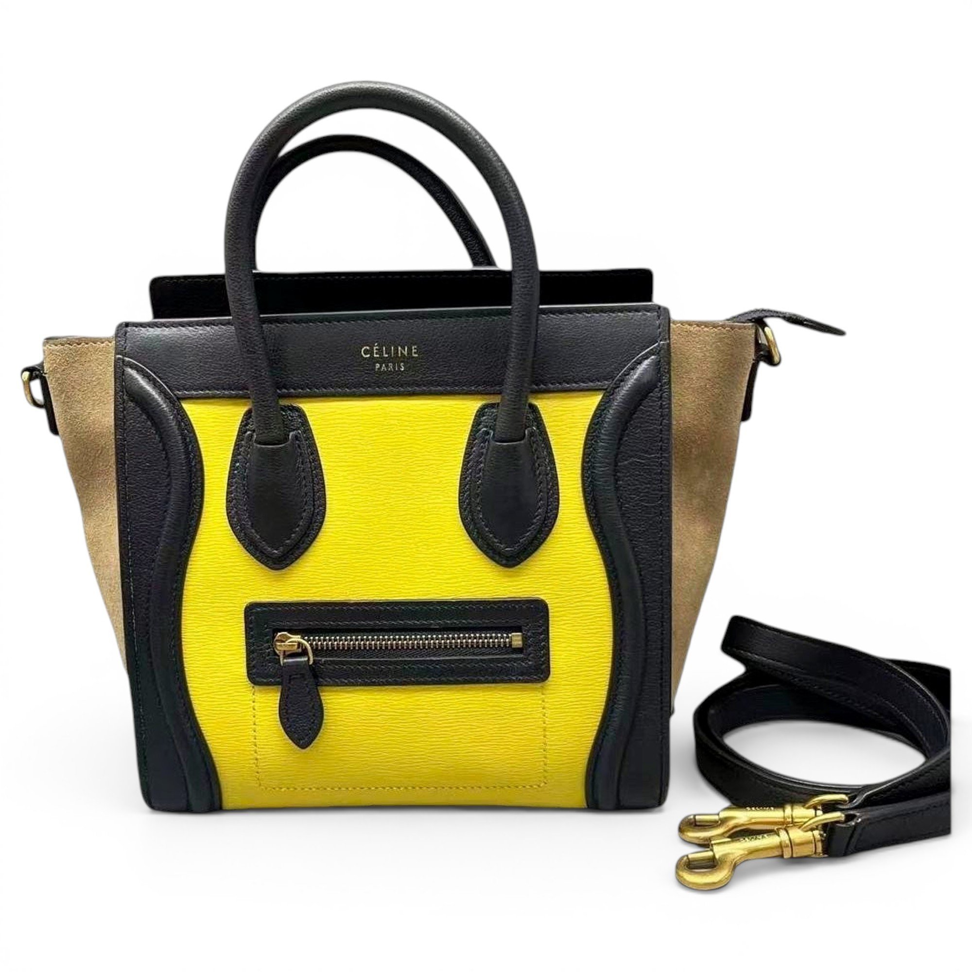 Nano Luggage leather handbag